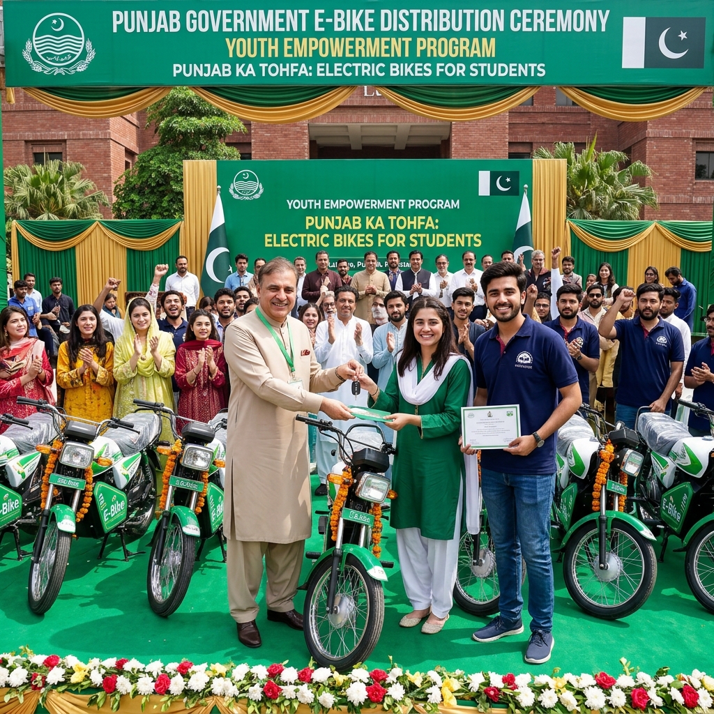 Punjab government bike scheme ceremony